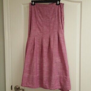 Yamuna Floor Length Pink Fit and Flare Skirt